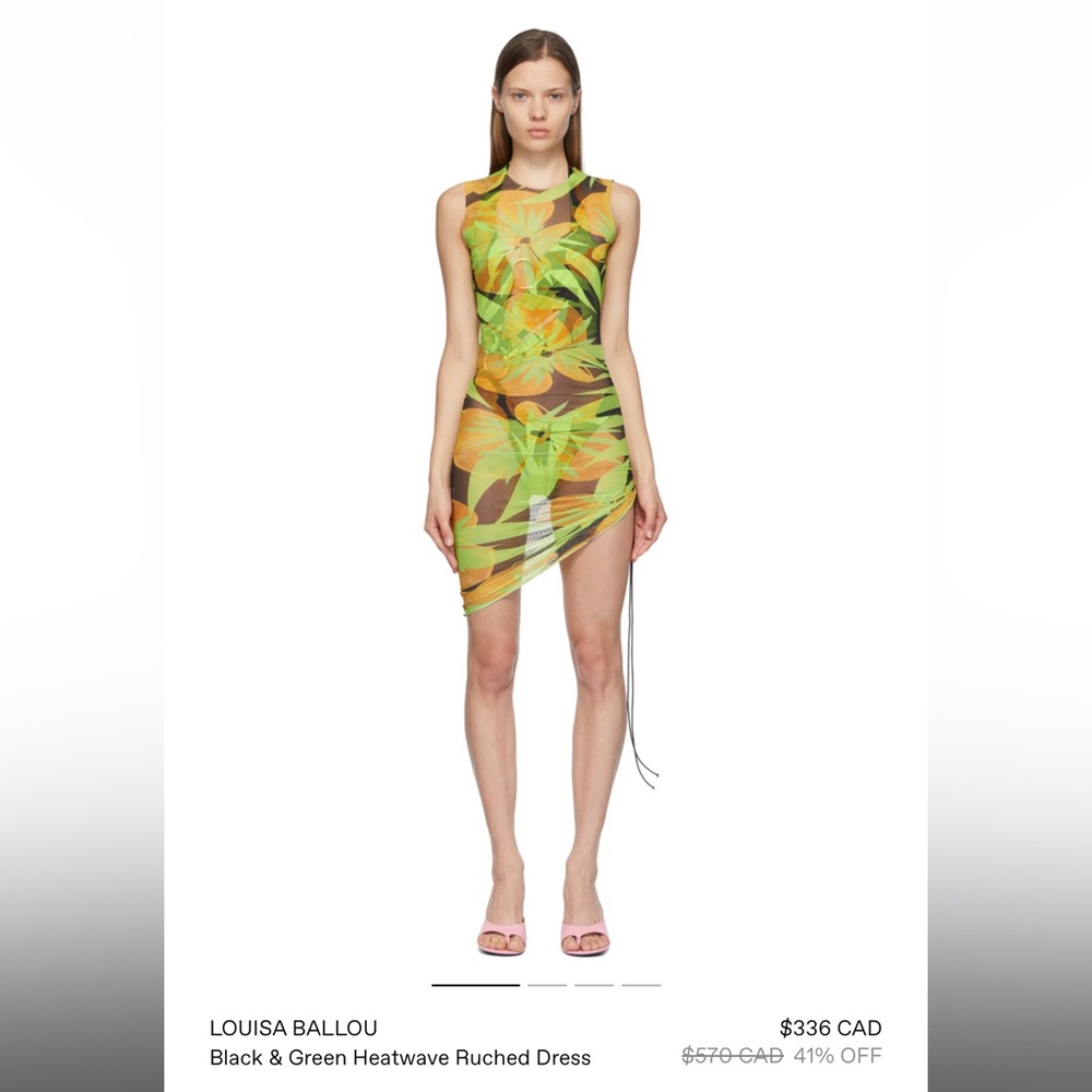 Louisa Ballou Heatwave Ruched Dress